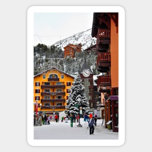 Les Arcs Arc 1950 French Alps France Sticker